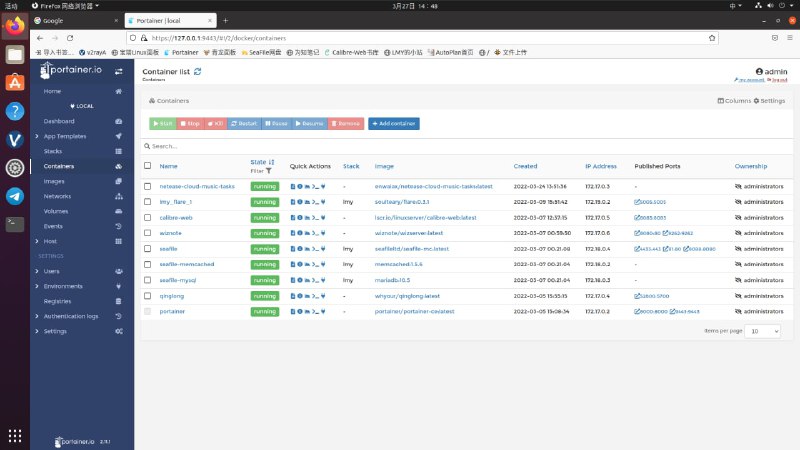 资源名称：自用部分部署源码合集描述：建议python&nodejs全都先装上（nodejs有几个环境也要先npm上）我现在一部分用宝塔面板，另一部分用dockerso：这俩也装上吧BT环境我用的PHP、Apache和MySQL的（不要问我为什么不用Nginx）前前后后已经部署十多个站点了（常用功能以及各平台签到都有包含）功能如下：宝塔、docker、docker可视化、青龙面板、V2A、seafile私有网盘、为知笔记vip版、私人书库、我的个人主页导航、autoplan签到程序和私人文件web前后端压缩包只有部分源码，其他大部分源码都是开源&半开源的（网上搜搜吧）链接：