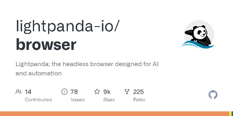 GitHub - lightpanda-io/browser: Lightpanda: the headless browser designed for AI and automation