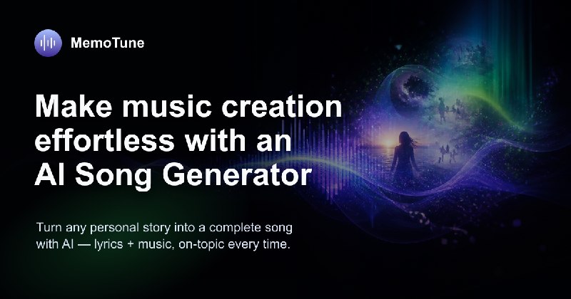 AI 歌曲生成器 — 将你的故事谱成音乐 | MemoTune