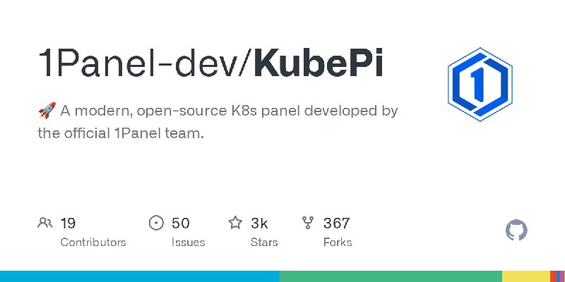 GitHub - 1Panel-dev/KubePi: 🚀 A modern, open-source K8s panel developed by the official 1Panel team.