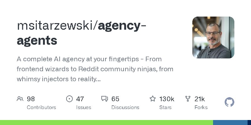GitHub - msitarzewski/agency-agents: A complete AI agency at your fingertips - From frontend wizards to Reddit community ninjas…