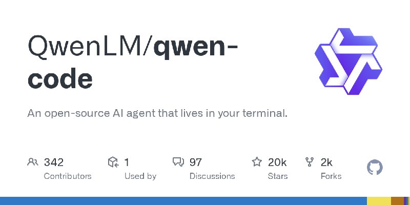 GitHub - QwenLM/qwen-code: An open-source AI agent that lives in your terminal.