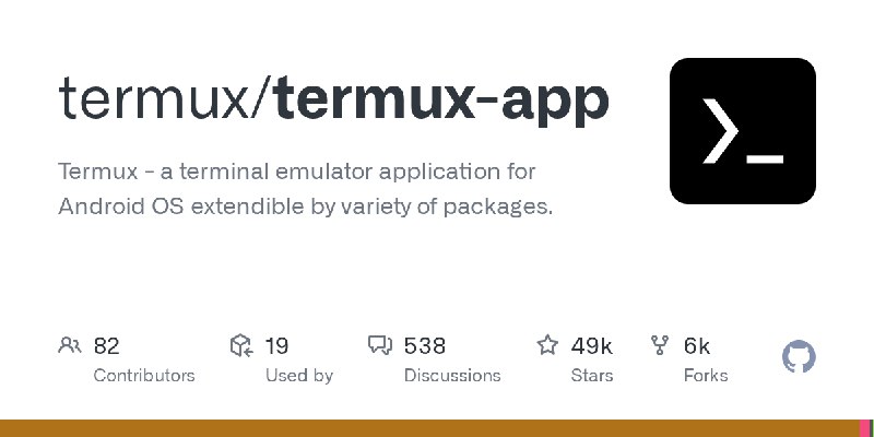 GitHub - termux/termux-app: Termux - a terminal emulator application for Android OS extendible by variety of packages.
