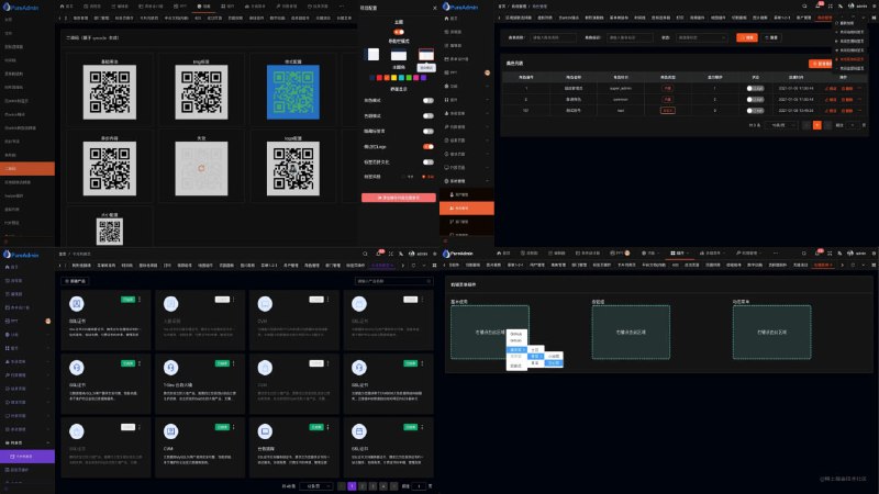 一款开源免费且开箱即用的中后台管理系统模版