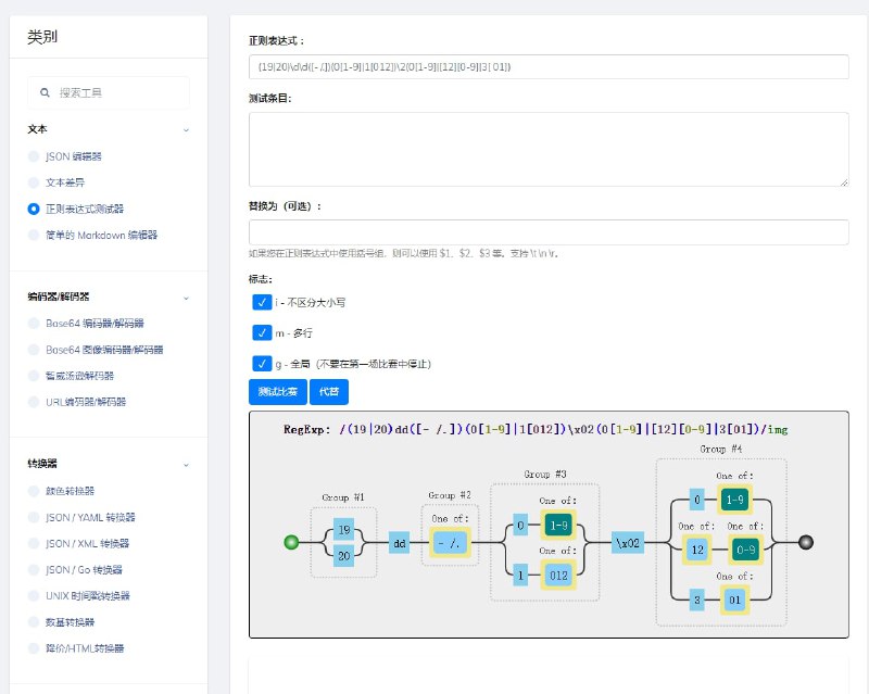 devtoolcafe 一个 #正则表达式 测试和可视化的  #工具devtoolcafe 一个 #正则表达式 测试和可视化的  #工具