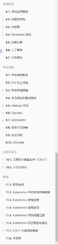Kubernetes 中文指南/云原生应用架构实践手册Kubernetes Handbook 项目始于 2016 年底，开源于 2017 年 3 月，作为第一本系统介绍 Kubernetes 的中文电子书，其后经过不断完善