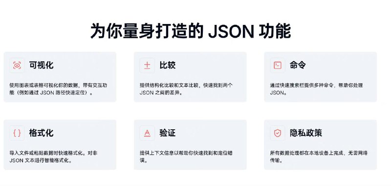 超快的开源JSON 可视化与处理工具