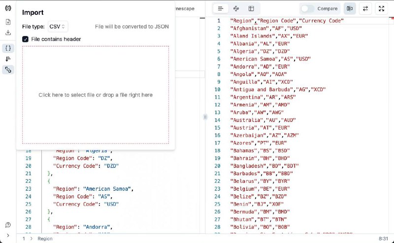 超快的开源JSON 可视化与处理工具