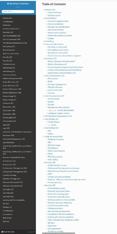 opsschool，一套比较经典的运维课程