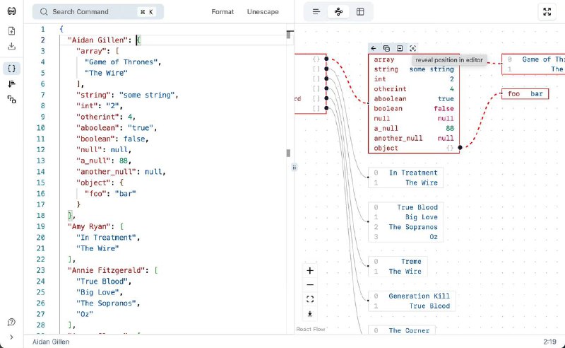 超快的开源JSON 可视化与处理工具