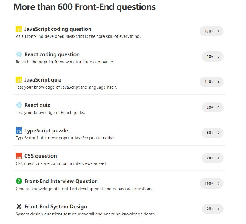 bigfrontend.dev：这个网站可以在线练习你的前端开发技能，以及准备你的前端工作面试，类似给前端的leetcode | #前端bigfrontend.dev：这个网站可以在线练习你的前端开发技能，以及准备你的前端工作面试，类似给前端的leetcode | #前端