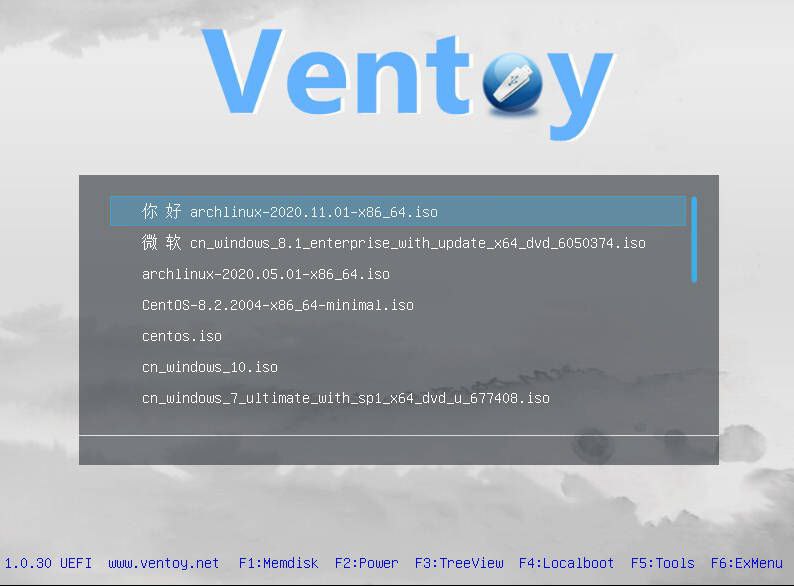 GitHub 上一款能用于制作可启动 U 盘的 #装机 神器：#Ventoy 