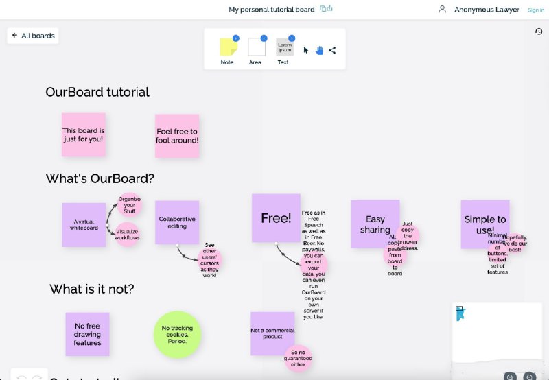 ourboard：免费的在线白板