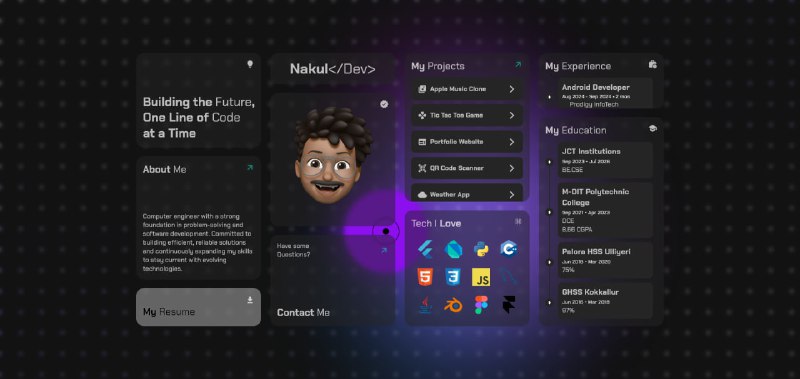 #酷站分享 第一次看到完全以 Flutter 构建的个人网站，基本上是 Canvas 绘一切，还挺流畅