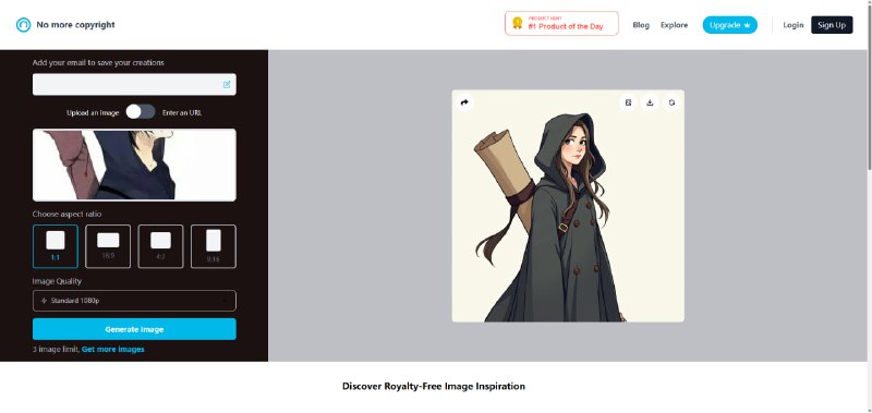 o More Copyright：AI无版权图片生成工具 基于GenAI的无版权图片生成利器