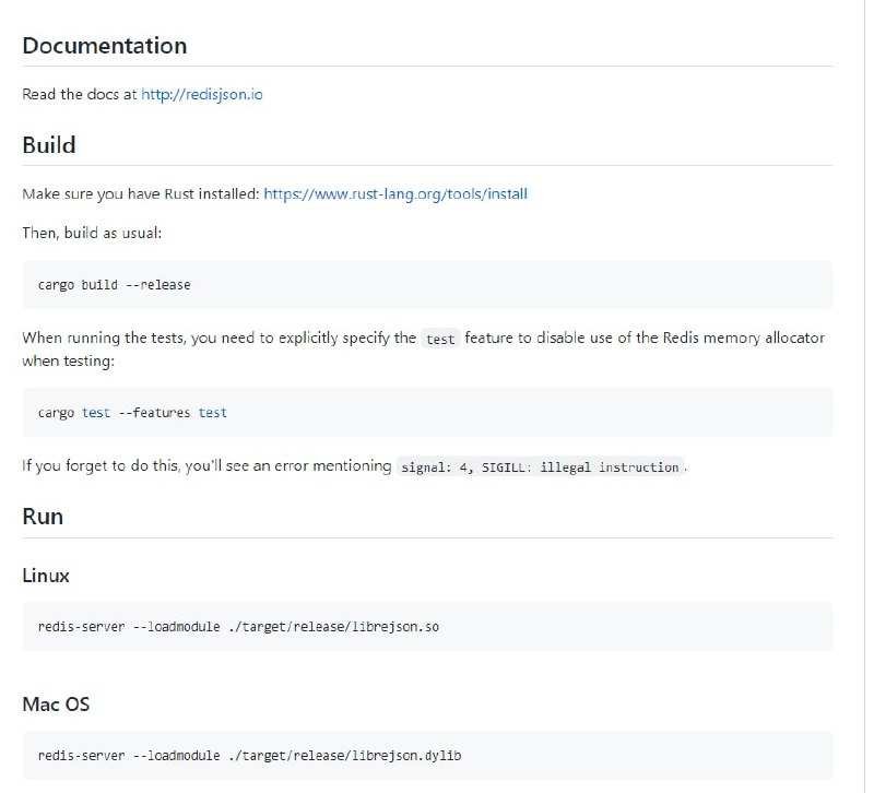 一个开源的后端库：RedisJSON，允许开发者从 Redis 中存储、更新、获取 JSON 值