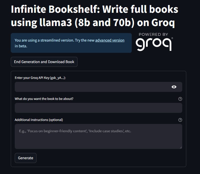 #AI Groqbook：使用 Groq 和 Llama3 在几秒钟内生成整本书