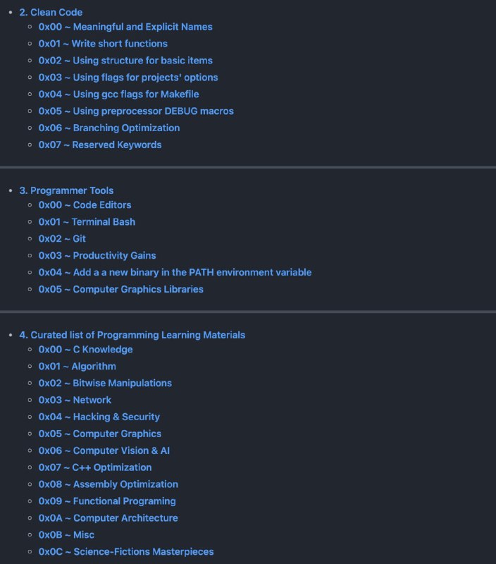 编程 #速查表 ：42 School CheatSheet，发布于 C 语言诞生 50 年之际