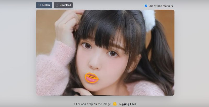 #AI #人脸   FacePoke   基于 AI 的人脸编辑工具，只需上传人脸照片，即可通过拖拽来调整人脸角度和表情，可具体到眉毛、眼睛、嘴唇等部位，生成的效果非常自然，操作也非常简单，完全免费，无需注册