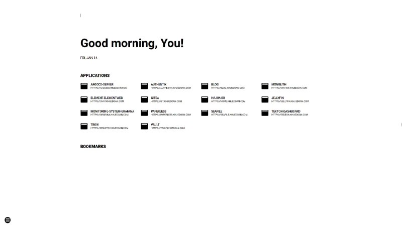 Homelab，由越南一位程序员小哥在 GitHub 开源的家用自托管基础设施，支持自动配置、操作和更新各类自托管服务，可用于打造自己的家庭开发实验室
