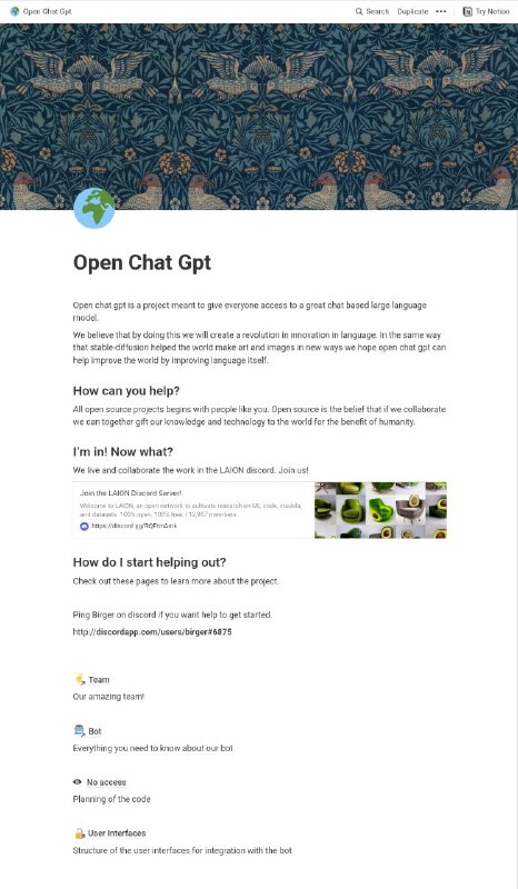 Open-Chat-GPT：LAION-AI的开放众包ChatGPT计划
