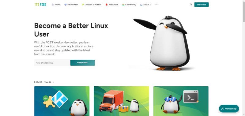 学习有用的 Linux 技巧、发现应用程序、探索新的发行版，并随时了解 Linux 世界的最新消息