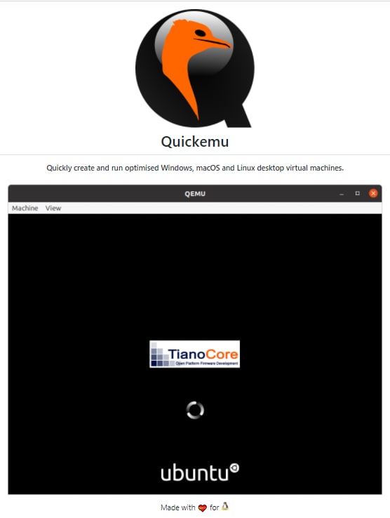 Quickemu，由国外 Linux 开发者 Martin 在 GitHub 开源的一款 #虚拟机 安装工具