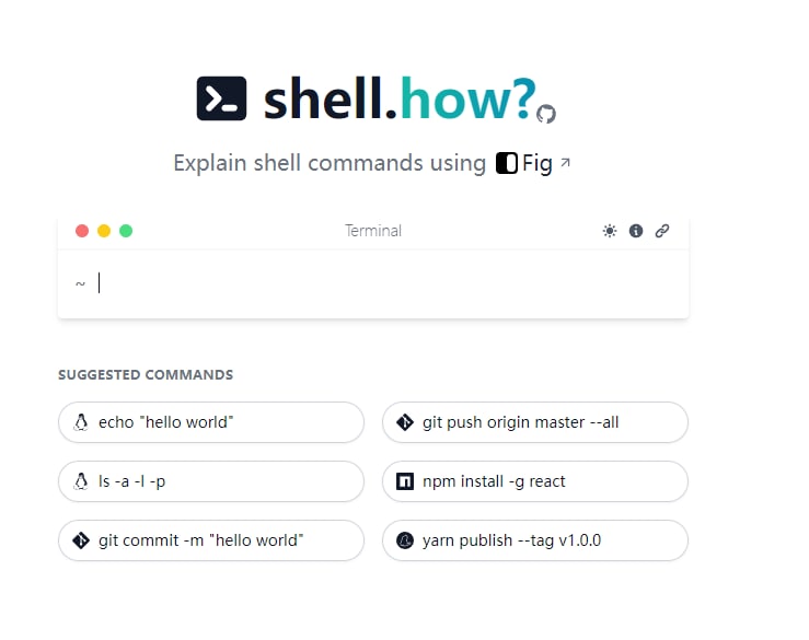 shell.how 了解 Shell 命令如何提高你的编码效率