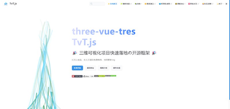 三维可视化项目快速落地の开源框架