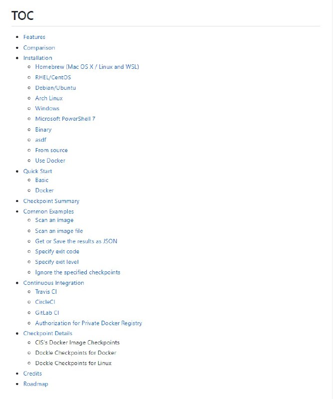 Dockle 是用于安全的容器镜像 Linter，帮助构建最佳实践 Docker 镜像，易于上手