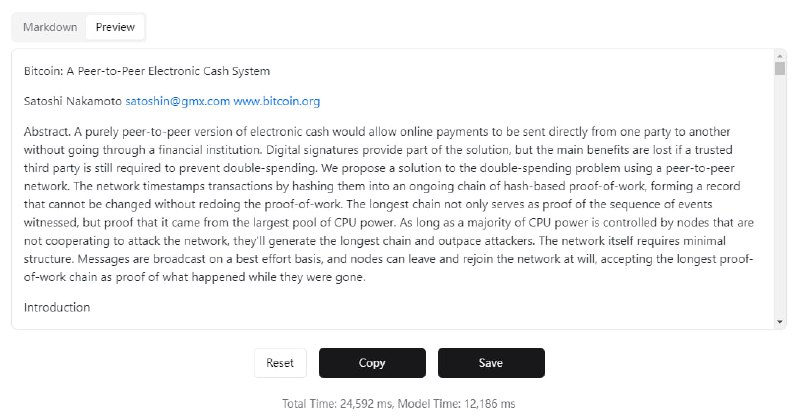 #格式转换 #Markdown #开源 MarkItDown 文件转 Markdown 工具，支持 PDF、PPT、Word、Excel、HTML、图片( OCR 扫描识别)、音频(语音转录)、CSV、JSON、XML 等格式，完全浏览器本地运行，免费使用，无需注册