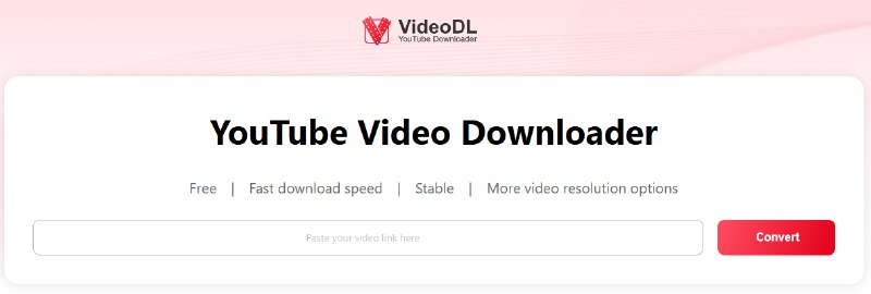 #YouTube VideoDL 视频下载工具，支持 YouTube、TikTok、Facebook、Twitter 等平台，输入视频 URL ，选择质量和格式，即可进行下载，可保存和转换为多种格式，包括 MP3、MP4、WEBM、3GP、AVI、FLV、WAV 等，完全免费，无需注册
