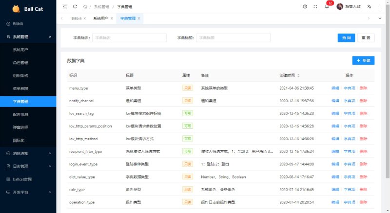 BallCat，GitHub 上一个支持快速开发的后端脚手架，可快速搭建企业级后台管理系统，并提供多种便捷 starter 进行功能扩展
