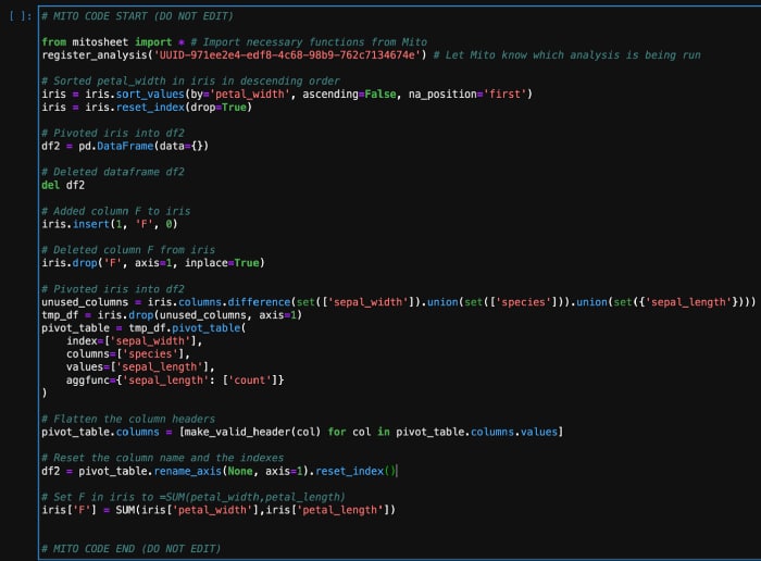 Mito：用来像Excel一样简便浏览、转换数据集的免费JupyterLab #扩展Mito：用来像Excel一样简便浏览、转换数据集的免费JupyterLab #扩展
