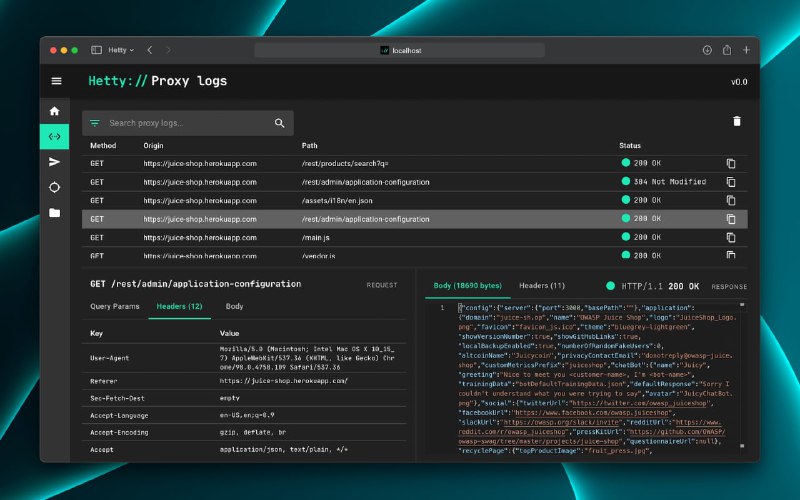 一款可用于安全研究方向的 HTTP 客户端，支持 Windows、Linux、macOS 等主流桌面操作系统