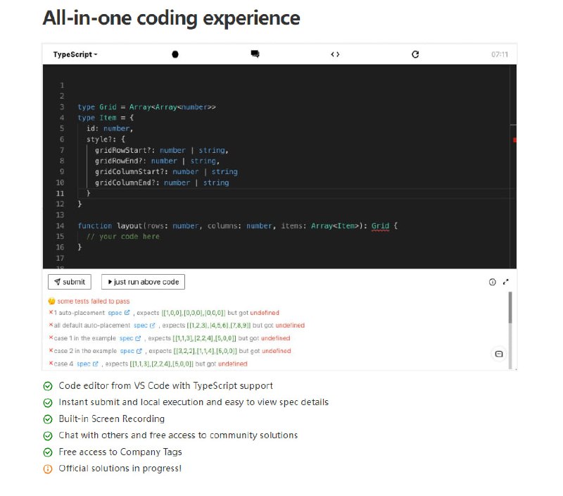 bigfrontend.dev：这个网站可以在线练习你的前端开发技能，以及准备你的前端工作面试，类似给前端的leetcode | #前端bigfrontend.dev：这个网站可以在线练习你的前端开发技能，以及准备你的前端工作面试，类似给前端的leetcode | #前端