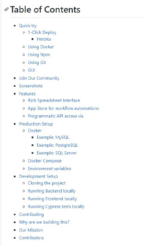 NocoDB：Airtable的开源替代品，将 MySQL、PostgreSQL、SQL Server、SQLite 或 MariaDB 转换为在线智能电子表格特征丰富的电子表格界面1.轻松搜索、排序、过滤、隐藏列2.创建视图：网格、画廊、看板、表格3.共享视图：公共和密码保护4.个人和锁定视图5.将图像上传到单元格（适用于 S3、Minio、GCP、Azure、DigitalOcean、Linode、OVH、BackBlaze）6.角色：所有者、创建者、编辑者、查看者、评论者、自定义角色