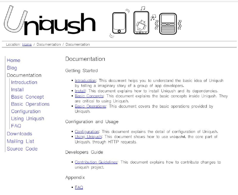 Uniqush，一个免费的开源软件系统它为移动设备上的应用程序提供服务器端通知的统一推送服务