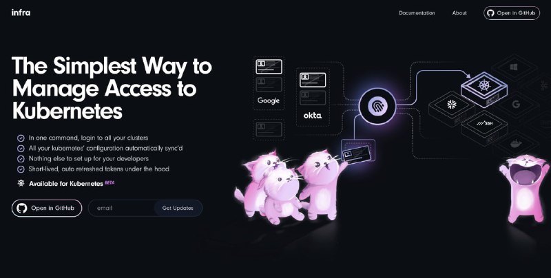 infra，一个让你能够快速访问项目基础设施（如 Kubernetes、数据库）的管理工具