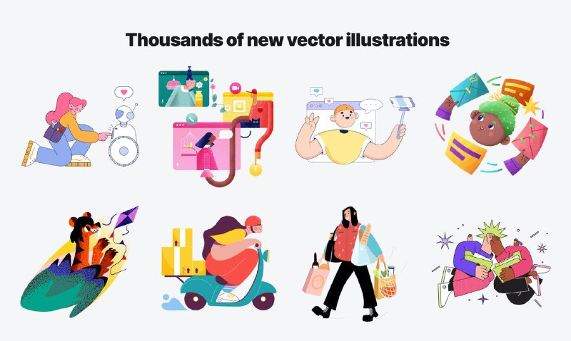 一个提供了超多免费插画和动画的网站 Ouch! Illustrations 3.0，它有16套精选集插画，95款风格样式，20+不同的插画类别，超过2万+插画，这些高质量的插画和动画能使你的界面更加生动和好看Ouch一个提供了超多免费插画和动画的网站 Ouch! Illustrations 3.0，它有16套精选集插画，95款风格样式，20+不同的插画类别，超过2万+插画，这些高质量的插画和动画能使你的界面更加生动和好看Ouch