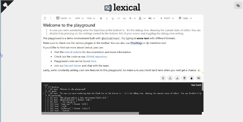 为 Facebook 提供支持的 Web 文本编辑器框架Lexical | #框架