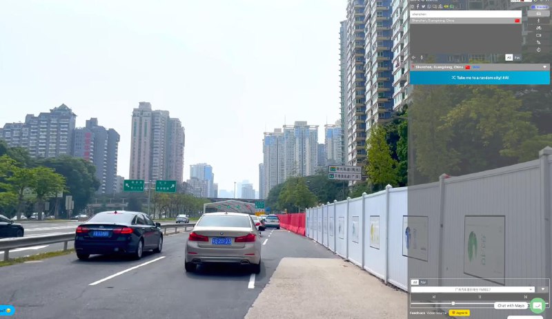 #趣站 #广播 #街景 Drive & Listen 虚拟城市漫游体验，涵盖了全球 247 个国家的 873 个城市实景录像，有雨天、夜晚、自然步道、滑雪路线、航拍等景象，拍摄视角有驾车、散步、骑行、火车、无人机等，都可以自由选择和切换，还配备了当地电台与音乐，使人仿佛置身异地驾车旅行之中，感兴趣的可以看看，完全免费，无需注册