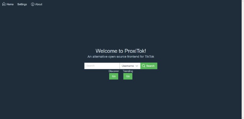 ProxiTok  基于PHP语言构建的TikTok开源前端网页，不需要登录，没有广告，不追踪，可以通过“用户名、tag、music id、video id”来检索相关的视频