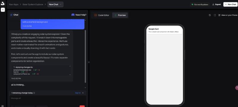 a0.dev：用AI快速构建移动应用，无需编程技能，几分钟从想法到成品