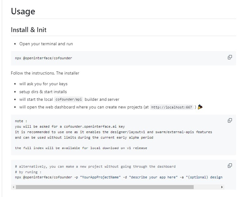 一款可平替v0、Cursor、Cline的AI全栈构建工具，通过简单提示即可生成带有界面、前端、后端、数据库的网站支持通过Web仪表盘操作，也可以直接用命令行生成项目，生成后的项目支持实时预览支持快捷键来迭代修改UI组件，可以随时对已生成的内容进行调整和优化支持并发生成，可以调整LLM并发数，支持本地开发环境cofounder | #工具 #替代品一款可平替v0、Cursor、Cline的AI全栈构建工具，通过简单提示即可生成带有界面、前端、后端、数据库的网站支持通过Web仪表盘操作，也可以直接用命令行生成项目，生成后的项目支持实时预览支持快捷键来迭代修改UI组件，可以随时对已生成的内容进行调整和优化支持并发生成，可以调整LLM并发数，支持本地开发环境cofounder | #工具 #替代品