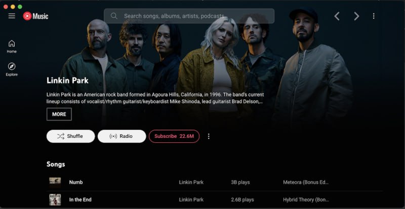 #YouTube #音乐 #开源 YouTube Music YouTube Music 桌面版客户端，内置广告拦截器和音频下载器，支持将音乐直接保存为 MP3、Opus 等格式，可一键启用多种插件，包括媒体键控制、Discord 状态同步、界面美化、歌词显示、自动暂停等，所有插件均可自由启用或禁用，免费开源，适用于 Windows、macOS 和 Linux 系统