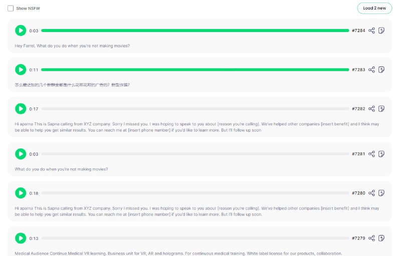 play.ht：这个项目可以从20秒的音频中快速生成克隆语音，并自动转换为英语