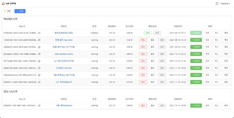 『群友投稿』laf ，一个云开发平台，可以快速地开发应用，集「函数计算」、「数据库」、「对象存储」等于一身