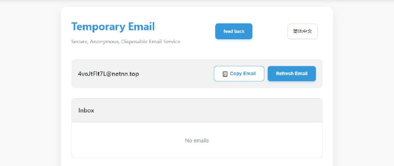 #临时邮箱 #隐私 Temporary Email 临时邮箱服务，这个没什么可介绍的了，收到的邮件会在 24 小时自动删除，并且可以回复邮件，打开即用，无需注册