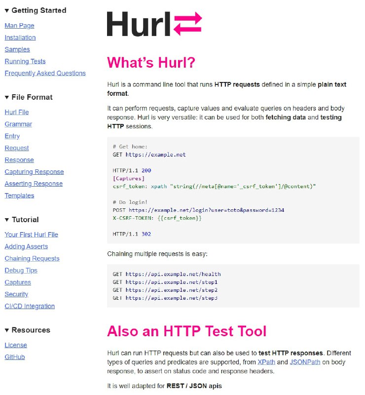 Hurl – 使用纯文本、curl 和 Rust 运行和测试 HTTP 请求